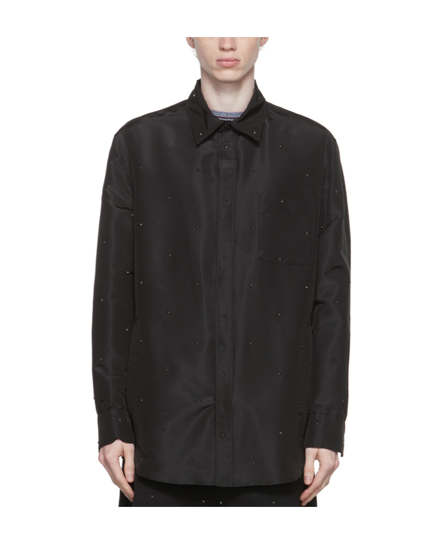 VALENTINO SILK LONG-SLEEVED SHIRT