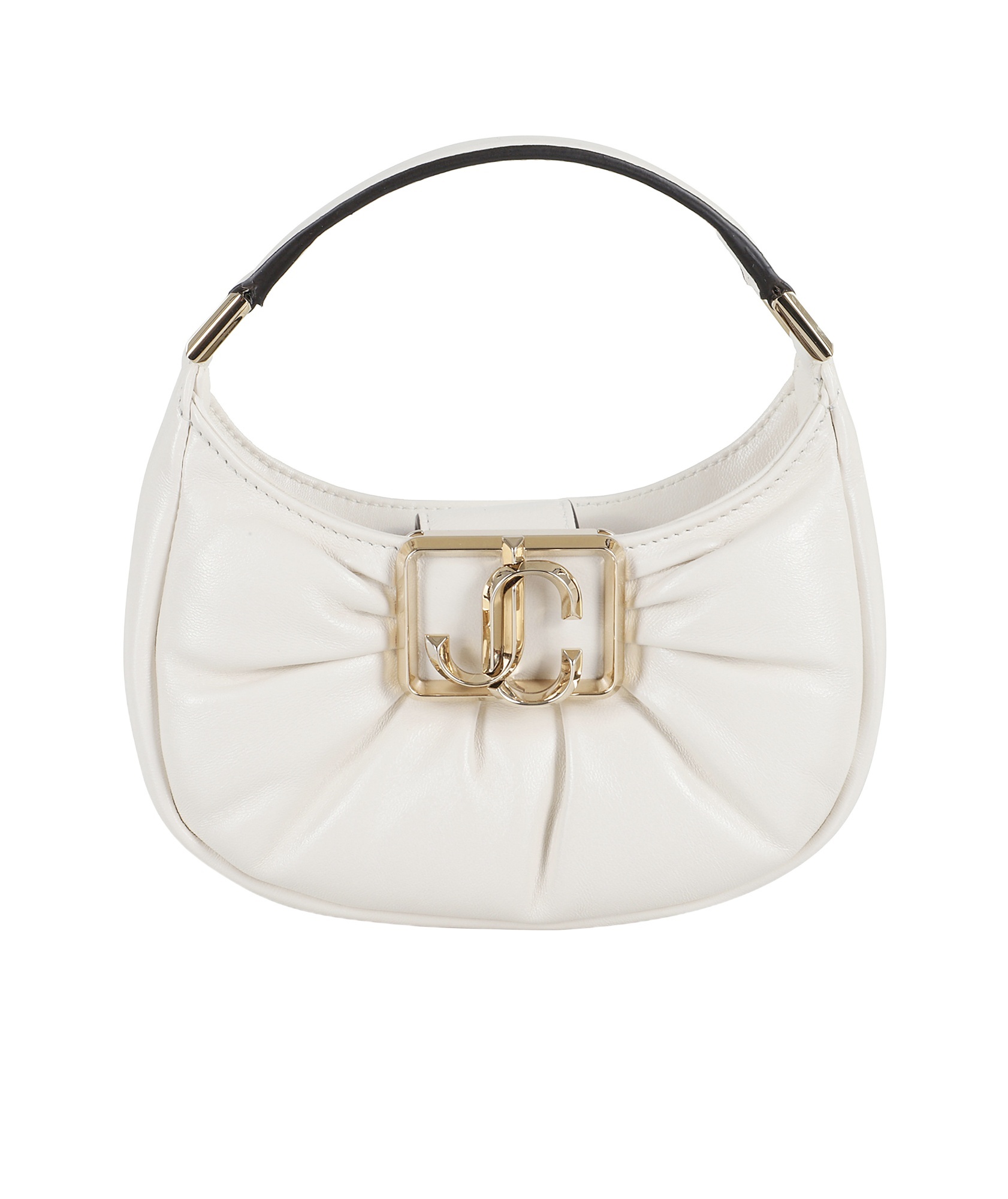 Shop Jimmy Choo Mini Edie Hobo Bag In White