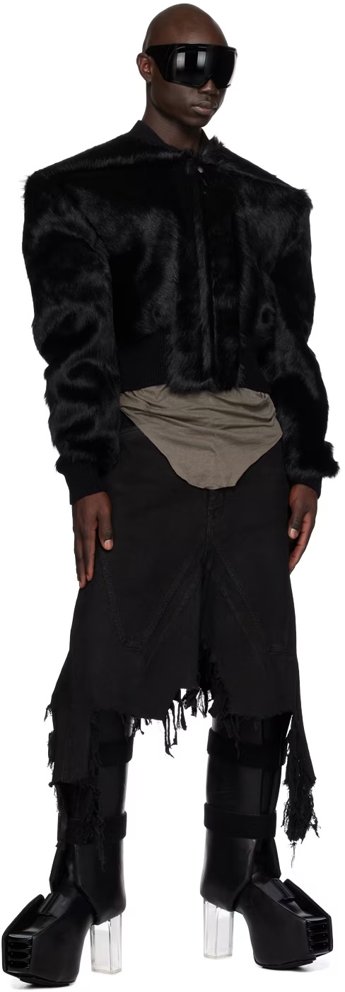 Rick Owens Thick High-heeled Boots In Black