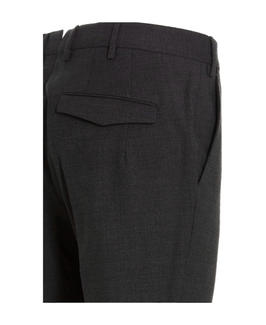 Pt Torino Belt-loop Casual Pants In Black
