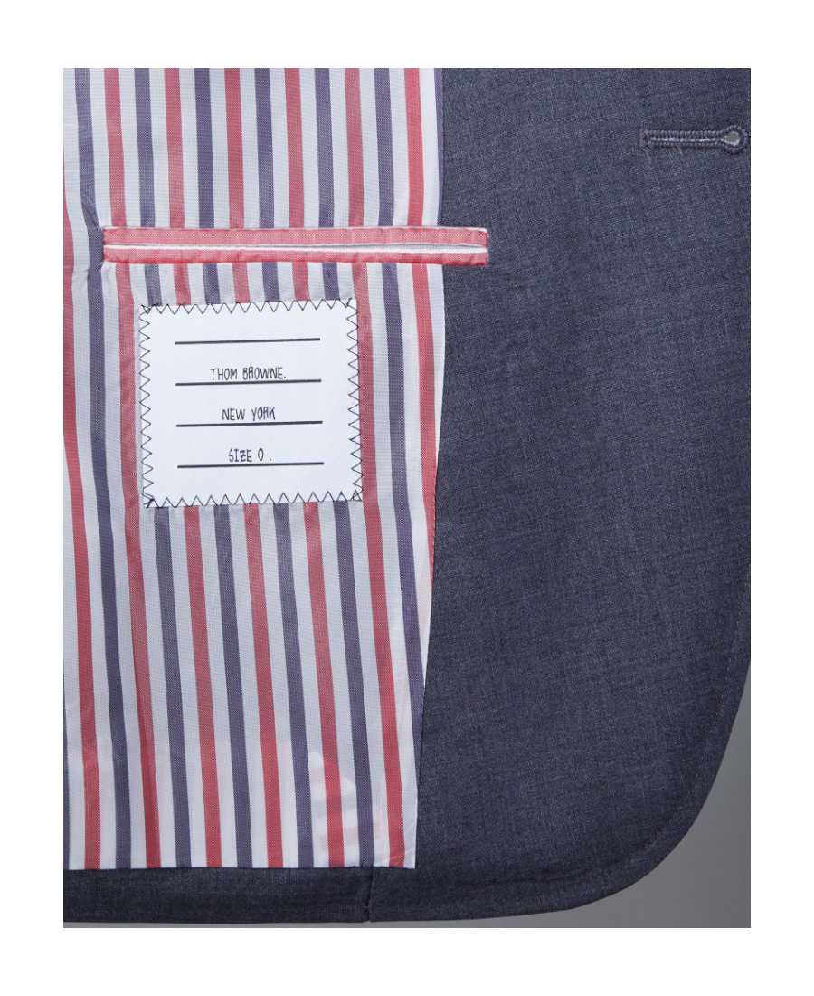 Thom Browne 4-bar Stripe Jacket In Blue