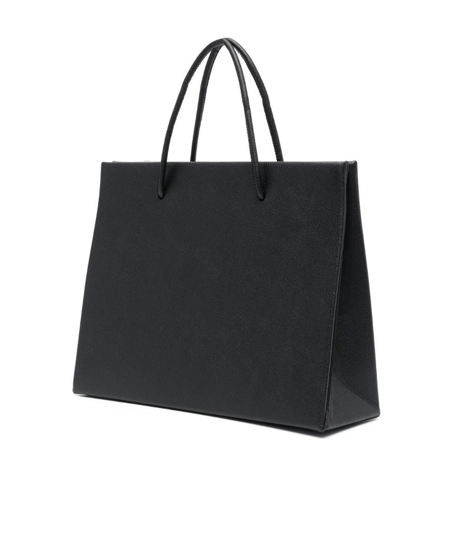 Medea Logo-lettering Tote Bag In Black