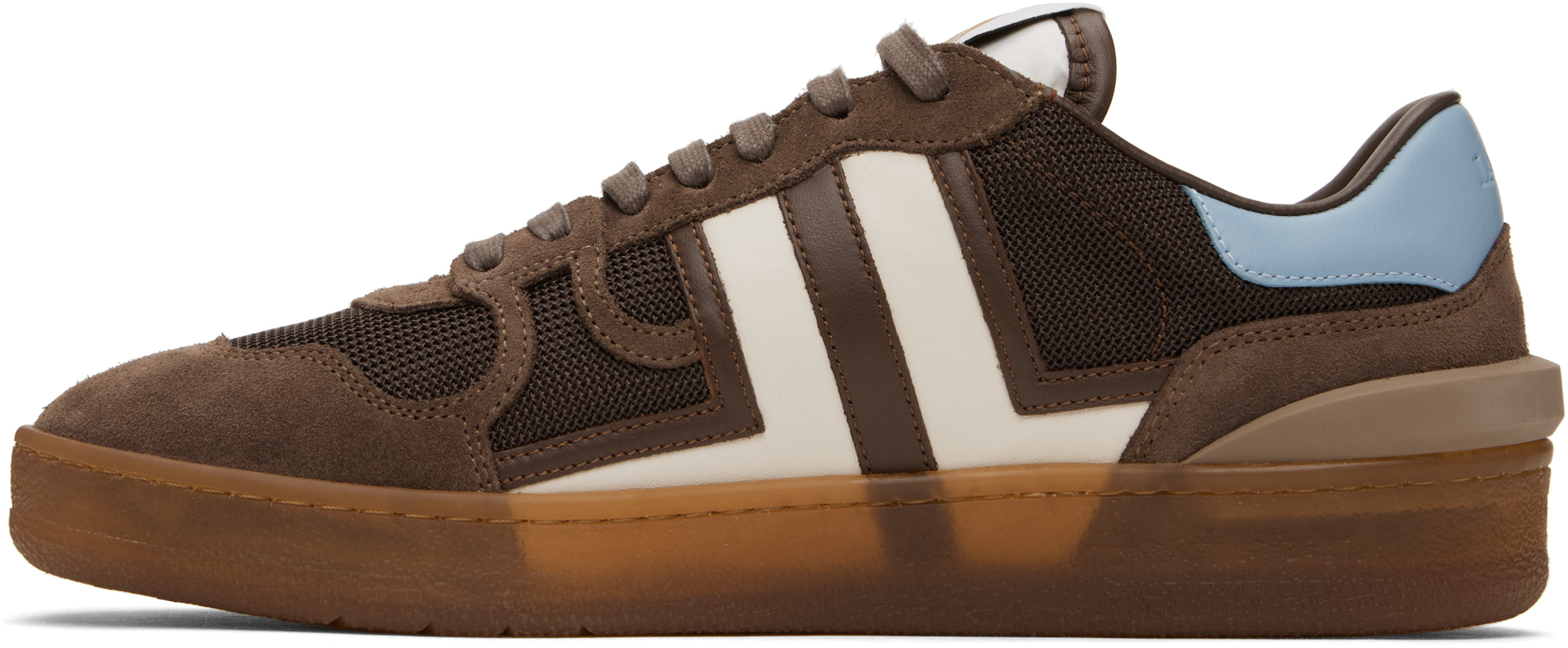 Lanvin Leather Sneakers In Multi
