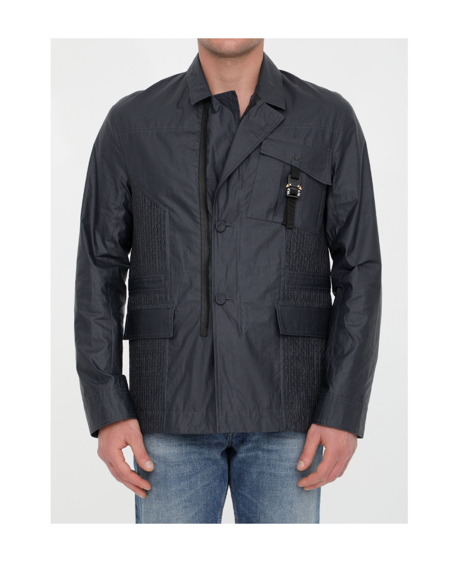 Dior Workwear Long-sleeved Jacket In Black
