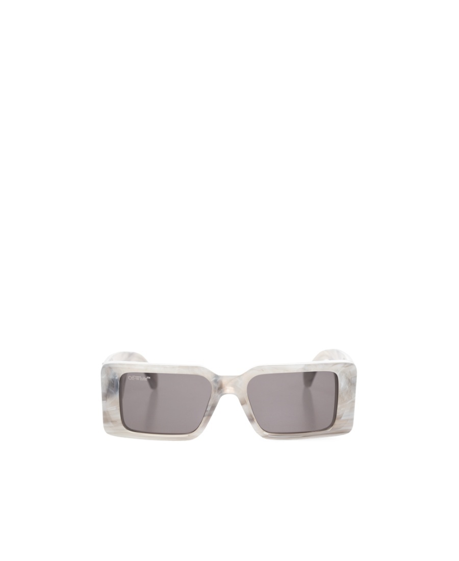 Off-white Milano Rectangle-frame Sunglasses In Gray