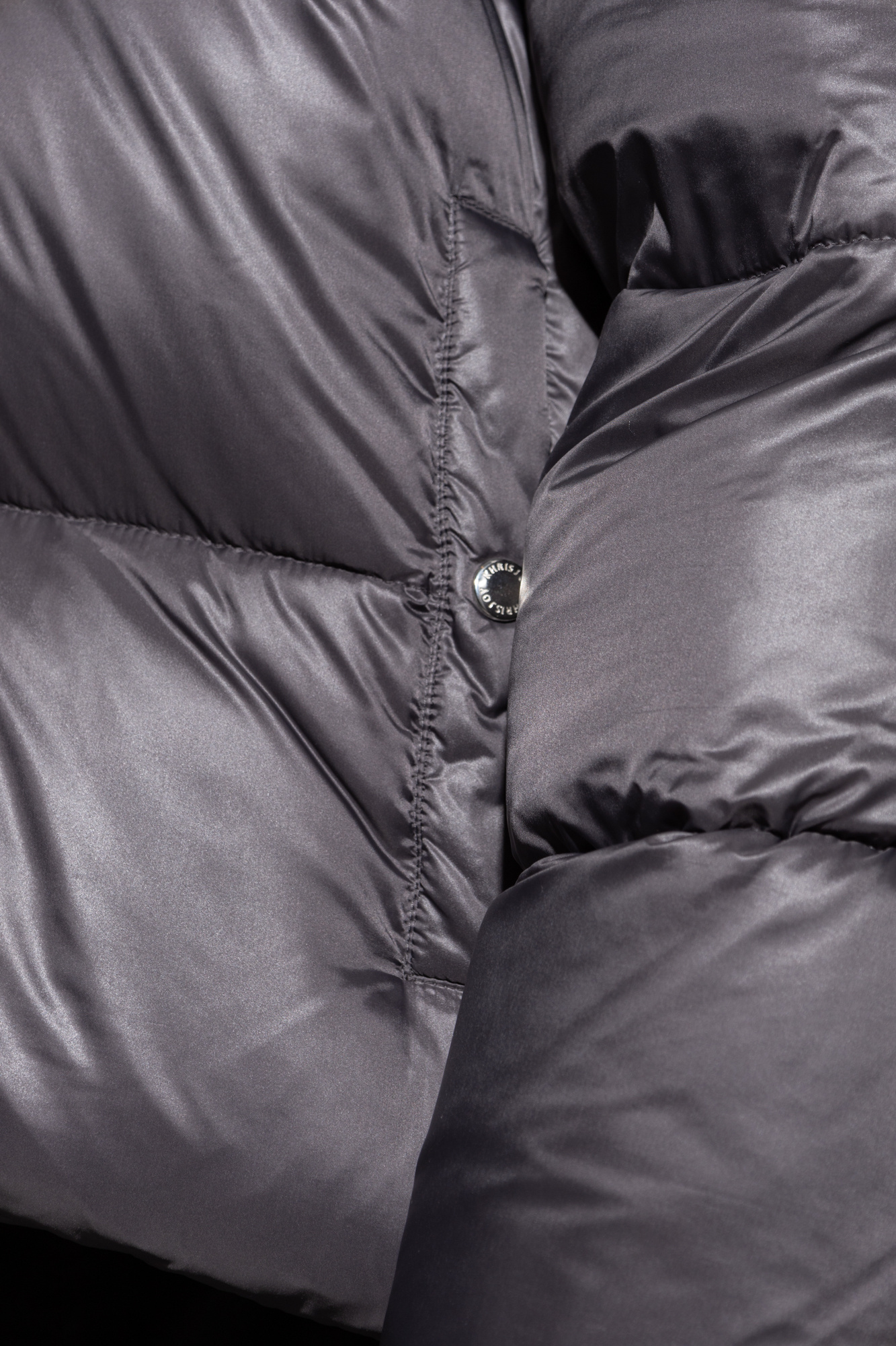Khrisjoy Logo-embossed Padded Down Jacket In Black