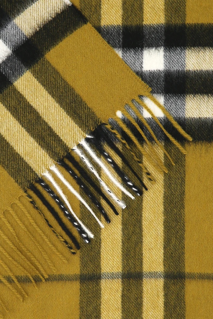 Burberry Classic Plaid Scarf In Brown