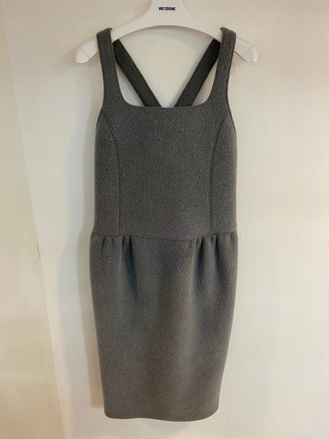 We11 Done Suspender Dress In Black