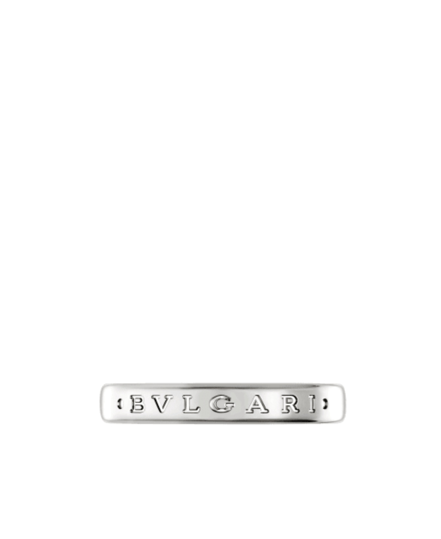 Bvlgari Logo Ring In White