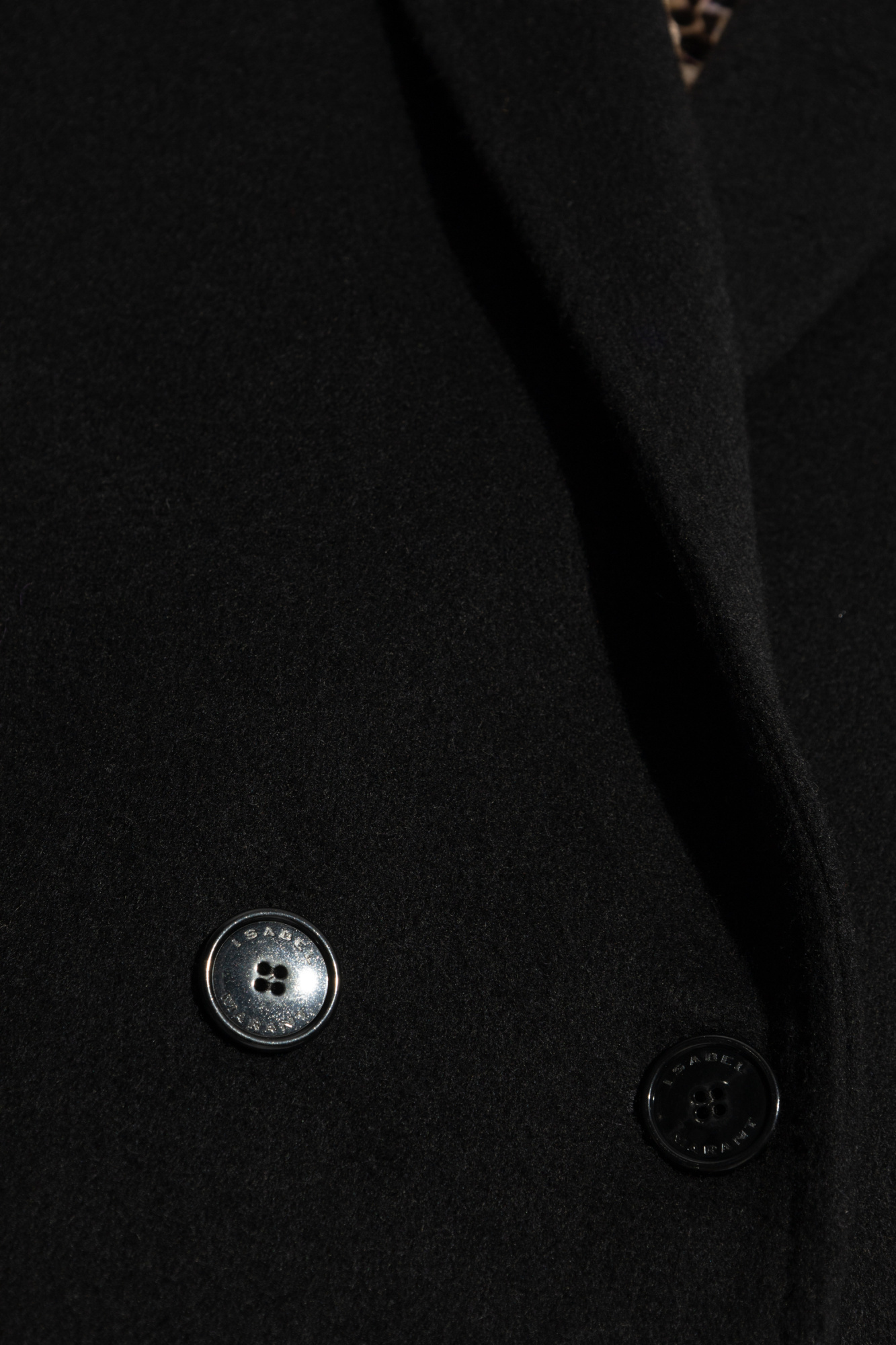 Isabel Marant Campbelle Single-breasted Coat In Black