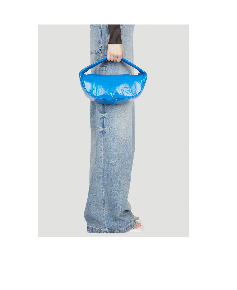 By Far Cush Shoulder Bag In Blue
