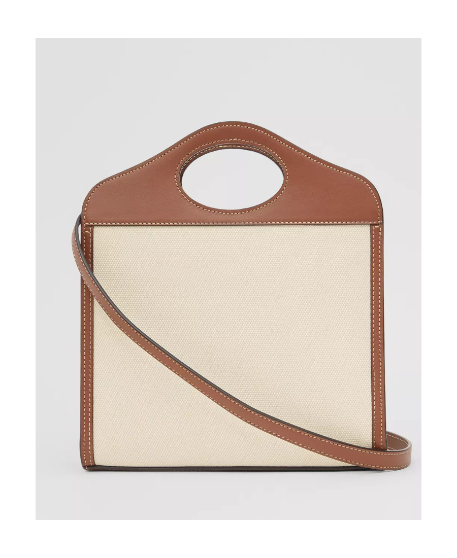 BURBERRY MINI LOGO PRINT POCKET BAG