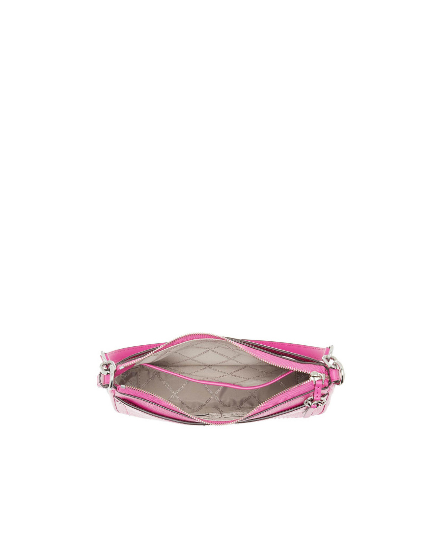 Shop Michael Kors Jet Set Charm Shoulder Bag In Pink