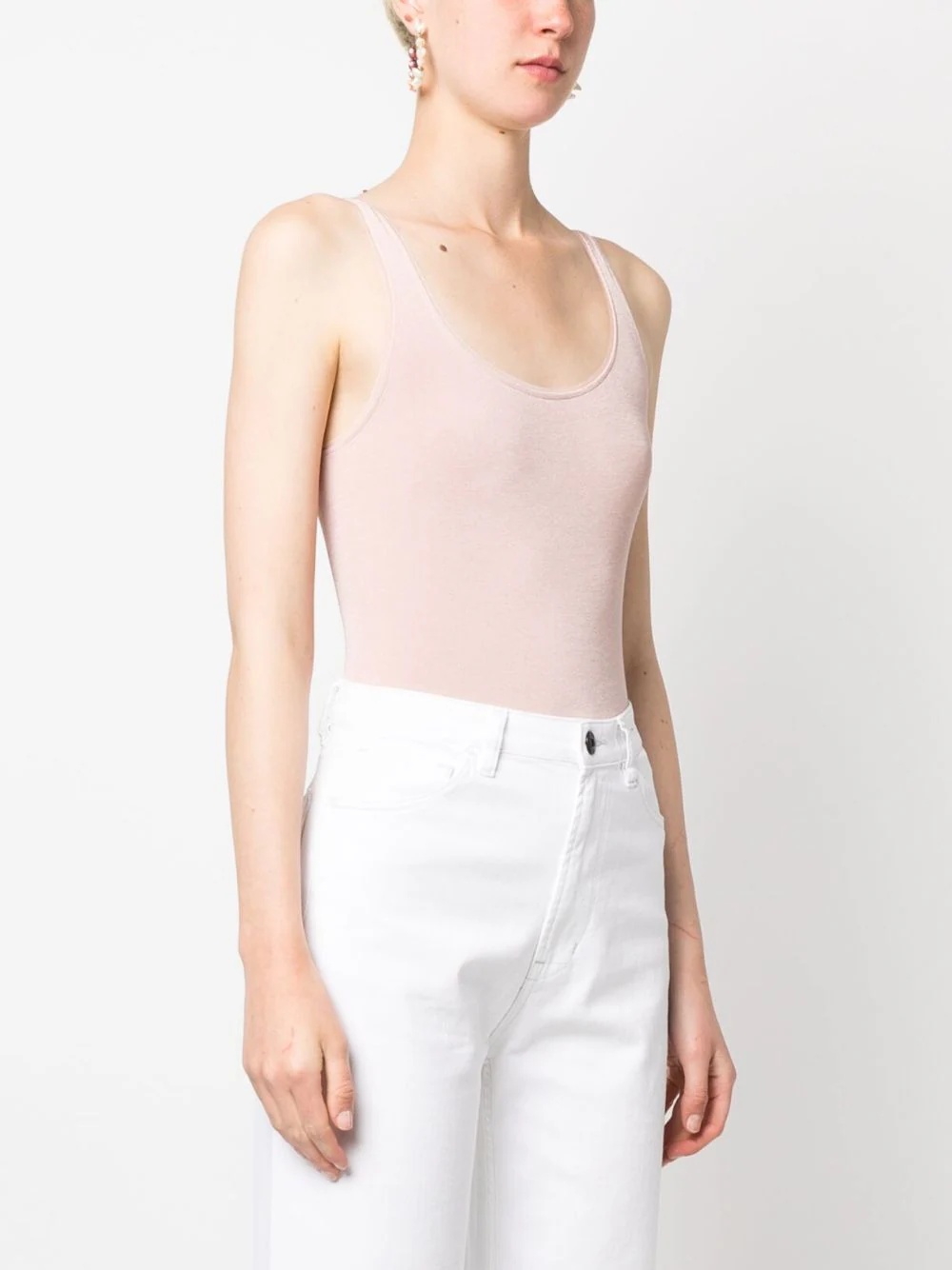 Wolford Scoop-neck Sleeveless Body In Pink