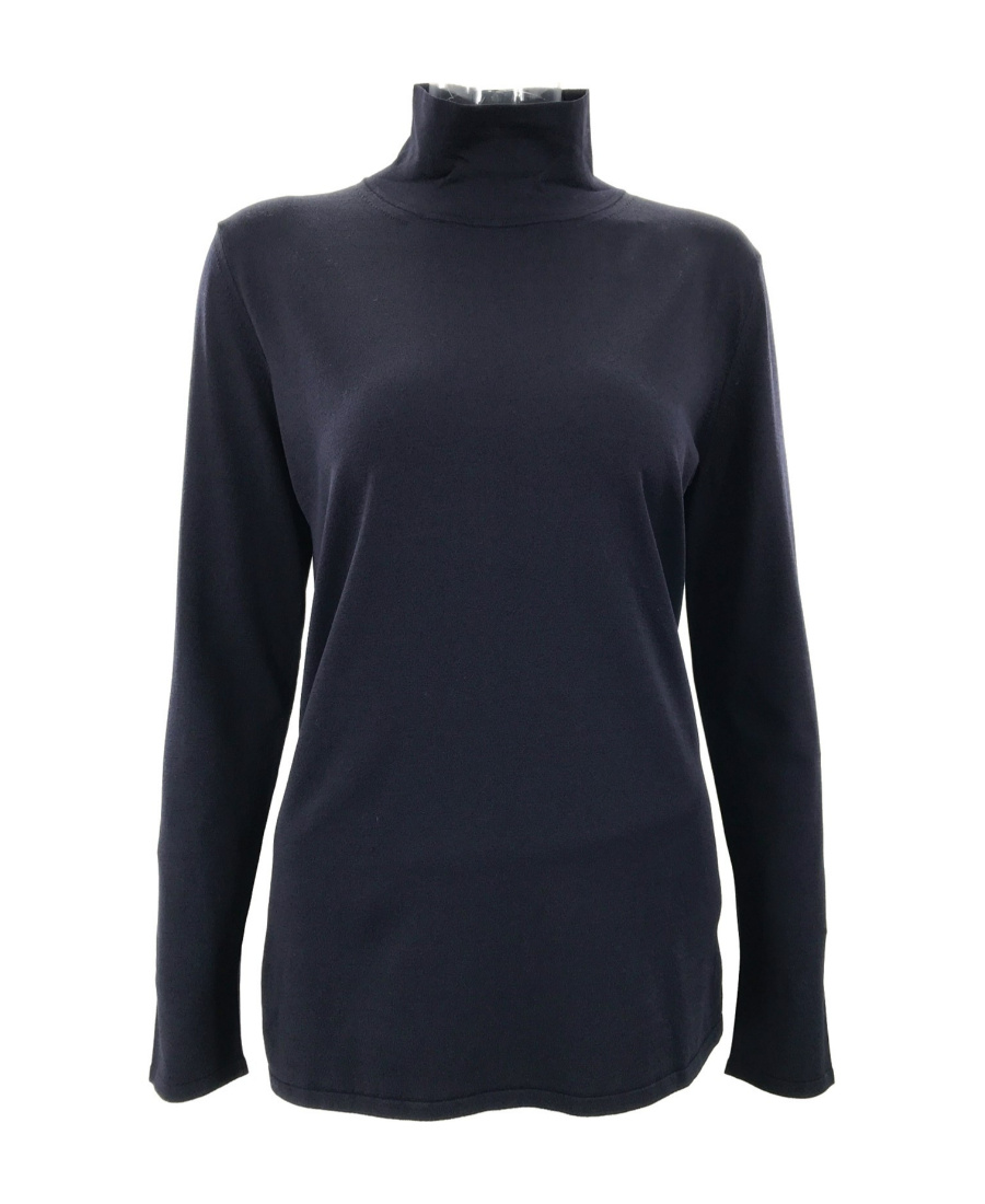 Max Mara Long-sleeved Sweater In Black