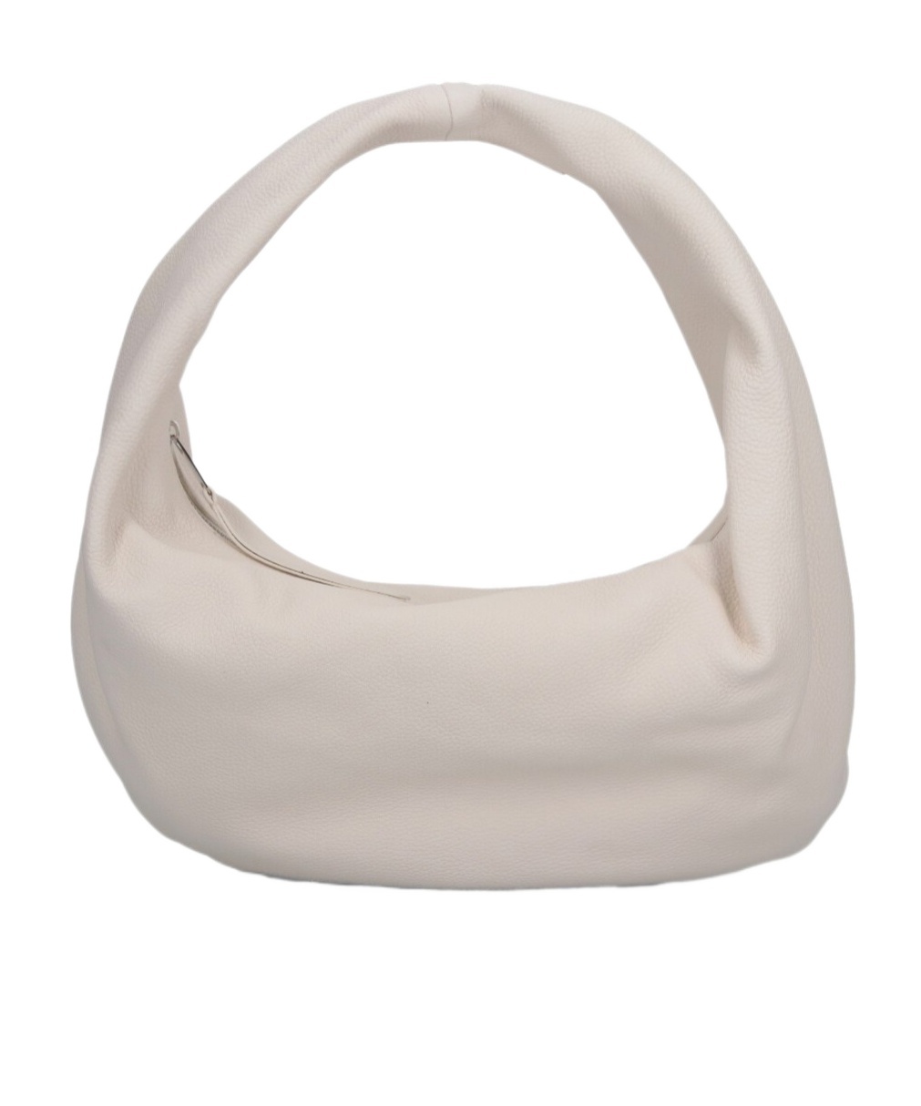 Khaite Womens Olivia Hobo Medium Leather Shoulder Bag Dark Ivory In Nude