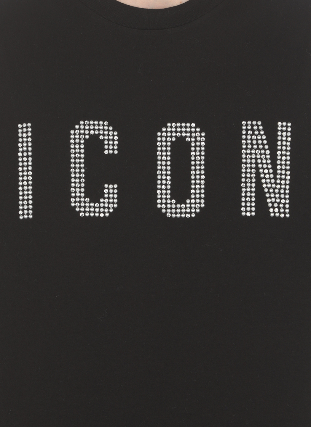 Dsquared2 Icon Studded T-shirt In Black