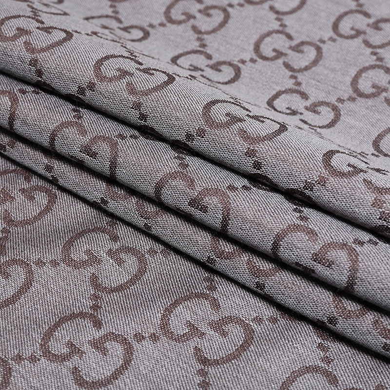 Gucci Classic Logo Scarf In Gray