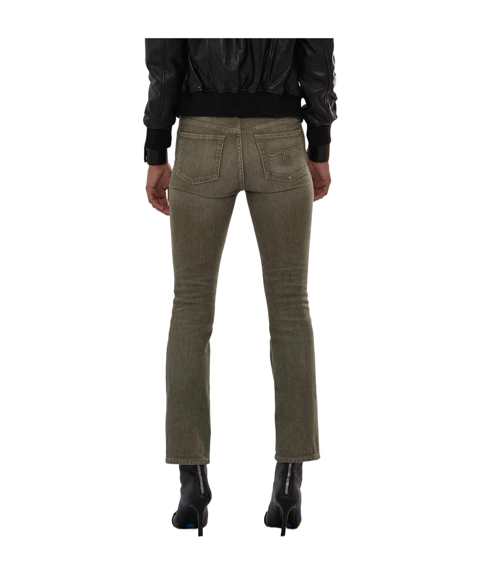 R13 Flared Jeans In Gray