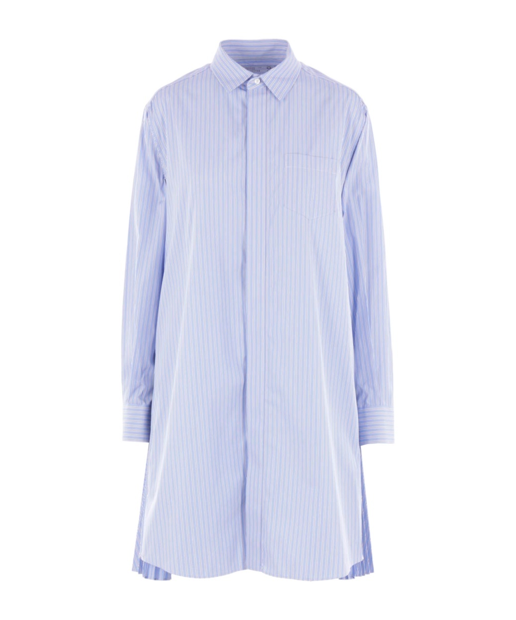 ワンピース SACAI Mini chemisier dress Blue Sacai Chemisier Dress In Blue | ModeSens