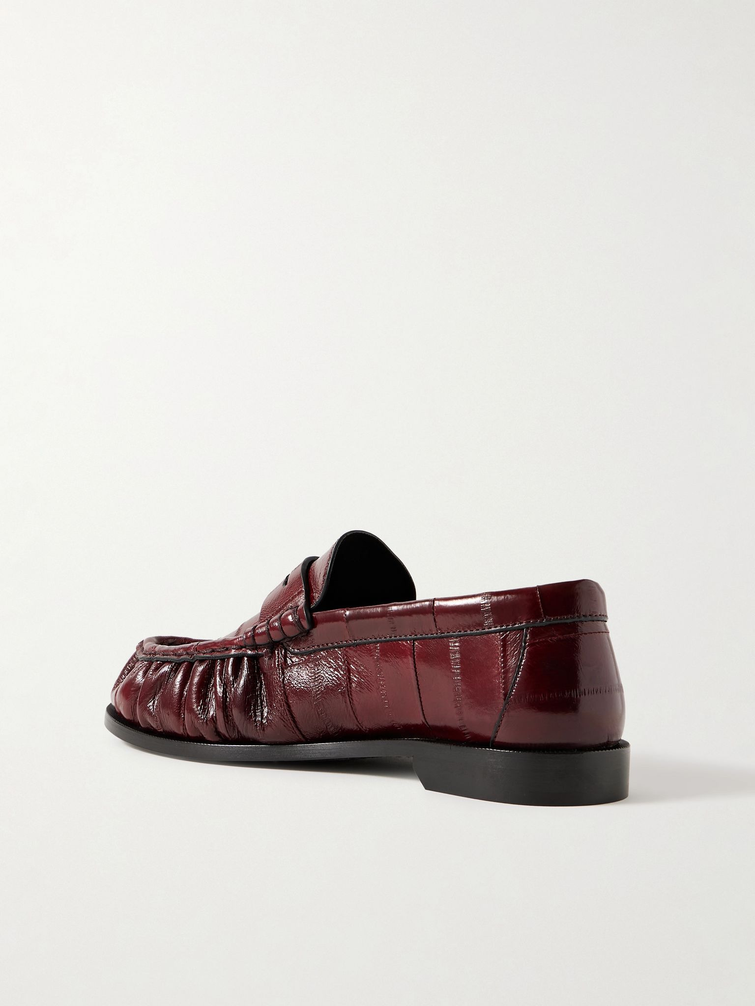 Saint Laurent Le Loafer Loafers In Burgundy