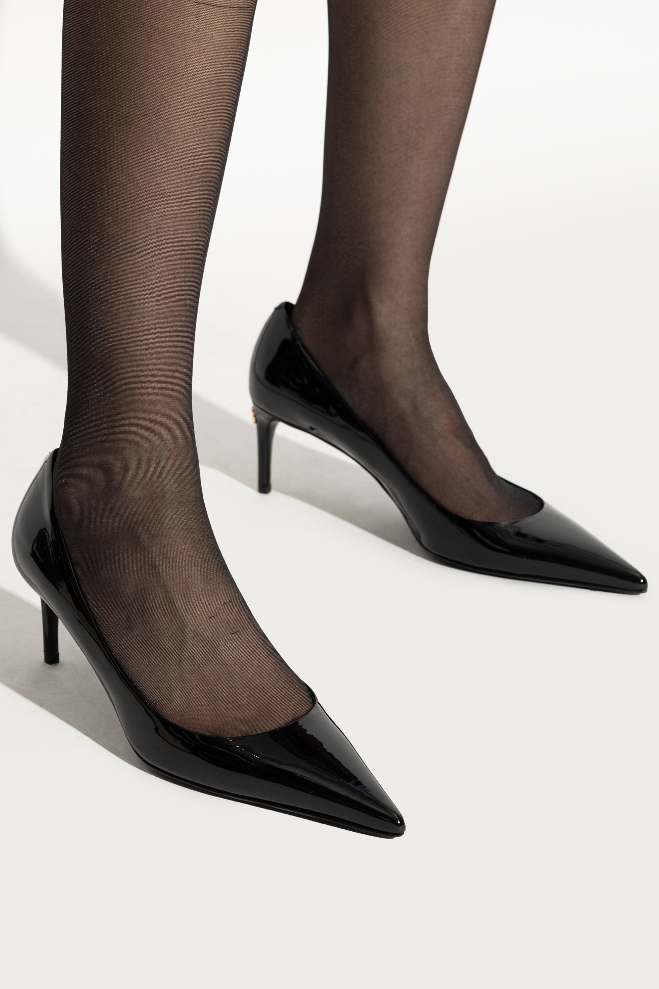 Dolce & Gabbana Pointed High Heels In Black