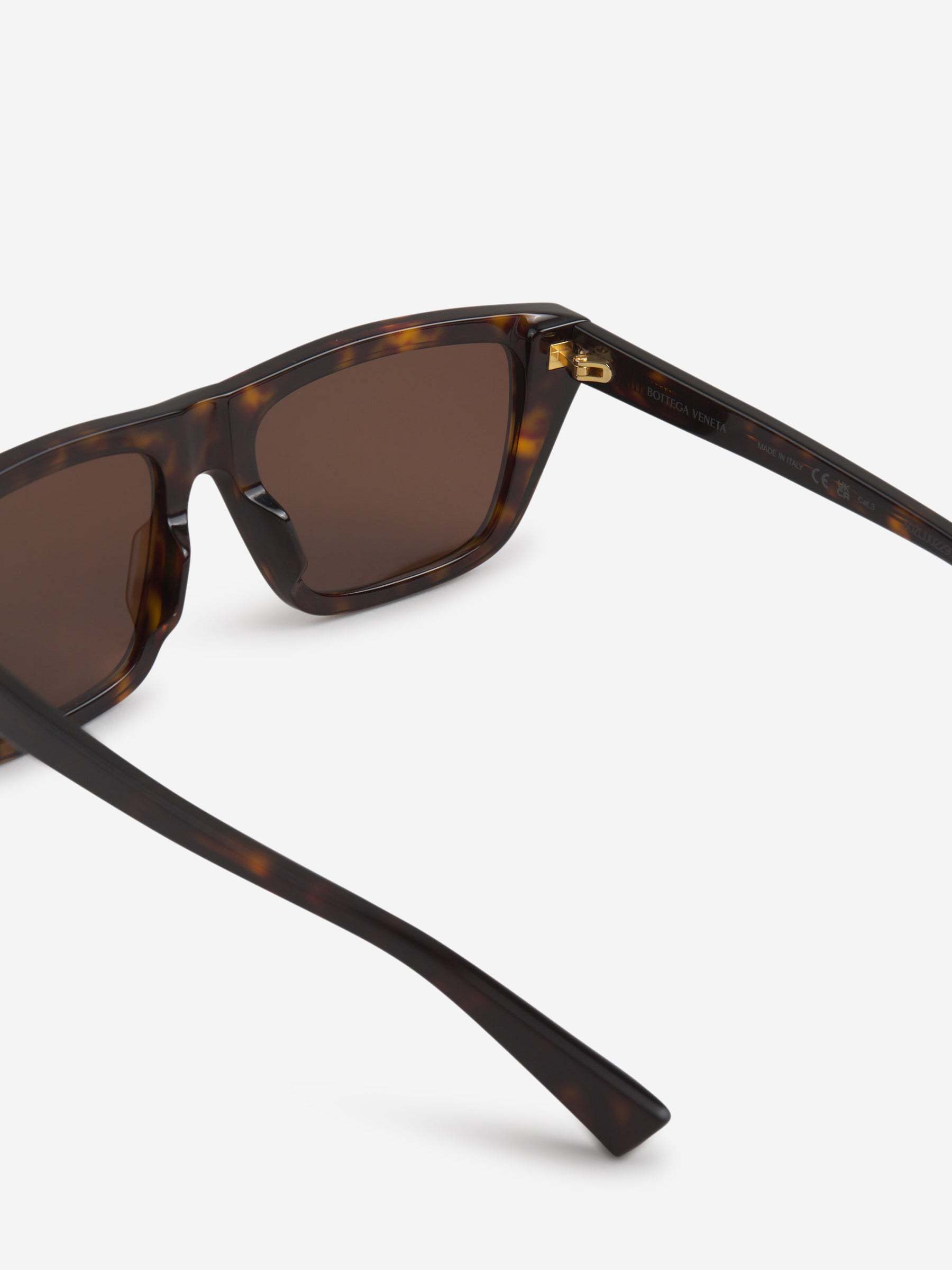Bottega Veneta Eyewear Square Frame Sunglasses In Green