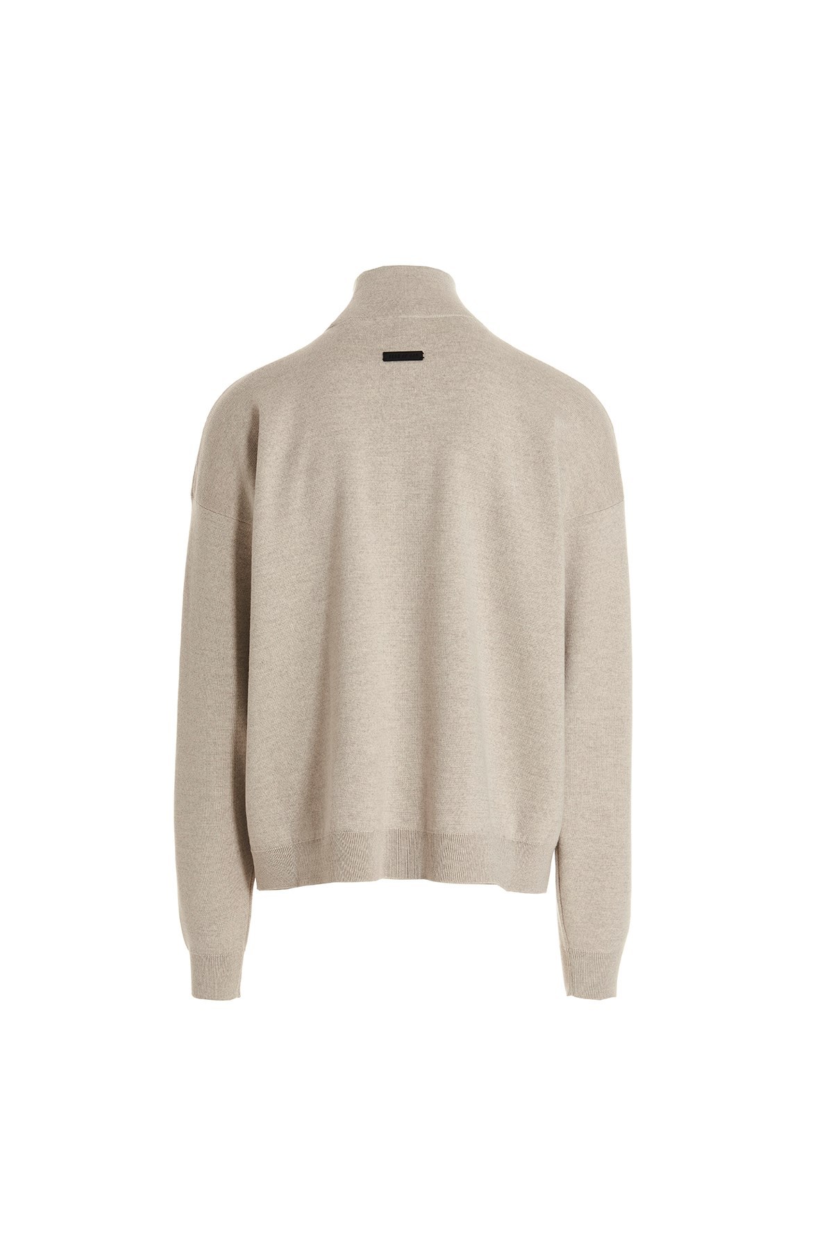 Shop Fear Of God High-neck Long-sleeved Jumper In Nude