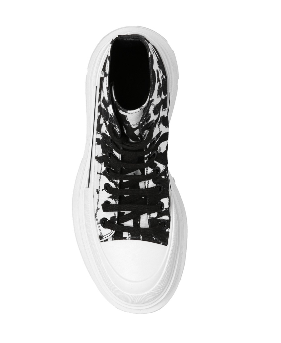 Alexander Mcqueen Tread Slick Sneakers In White