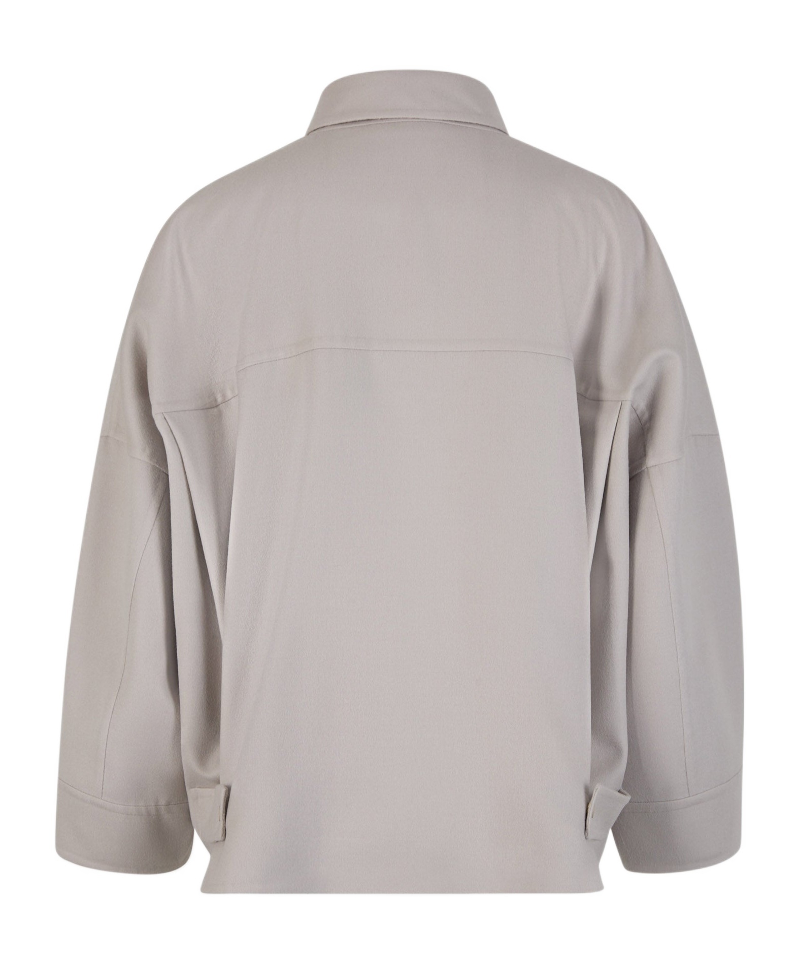 Herno Double Layer Wool Jacket In Gray