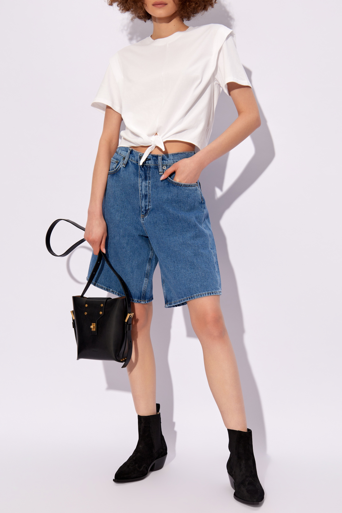 Rag & Bone Short-sleeved T-shirt In White