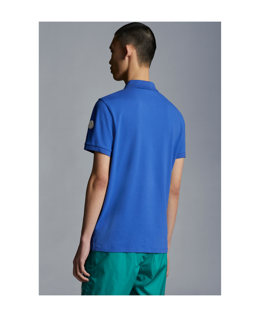 MONCLER LOGO-PATCH POLO SHIRT