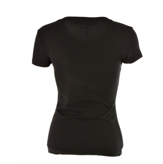 Moschino Letter Printed Stretch T-shirt In Black
