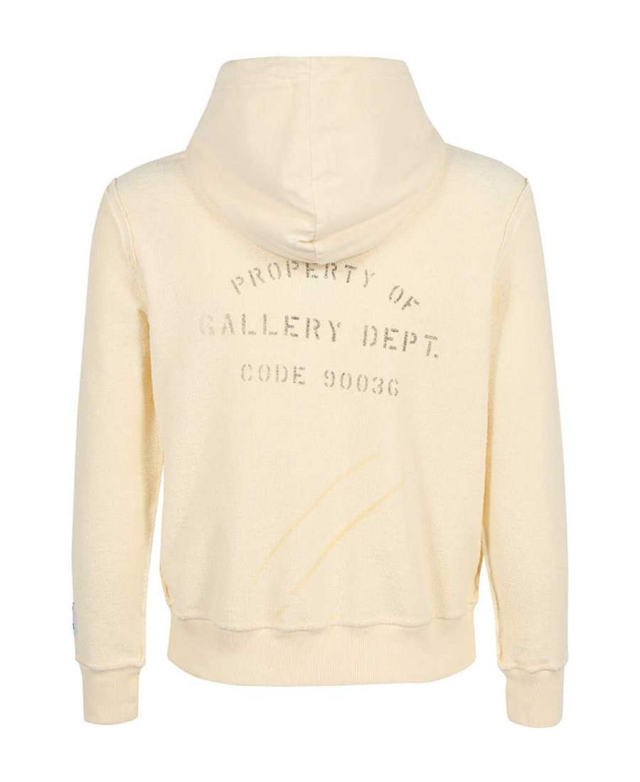 Gallery Dept. X Lanvin Hooded Sweater In Nude