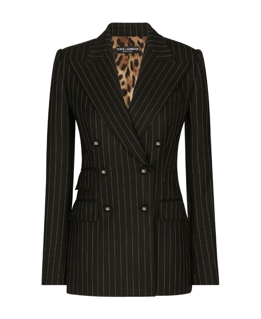 Dolce & Gabbana Woman Blazer Dark Brown Size 6 Virgin Wool In Black