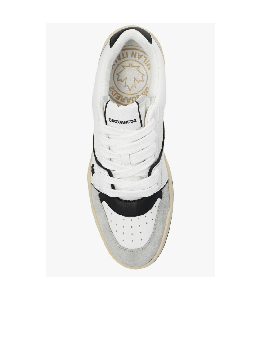 Dsquared2 Spiker Low-top Sneakers In White