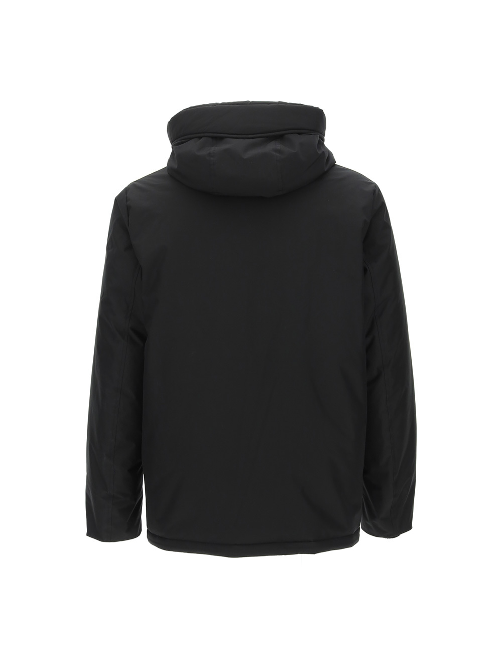 Palm Angels Black Logo Print Track Ski Jacket In Black