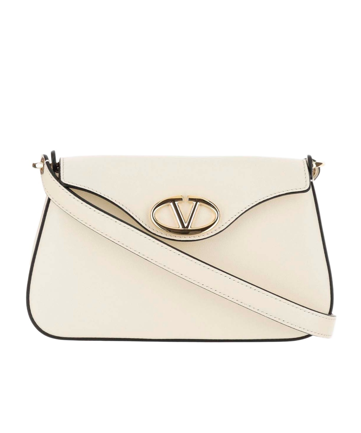 Valentino Flip Shoulder Bag In White