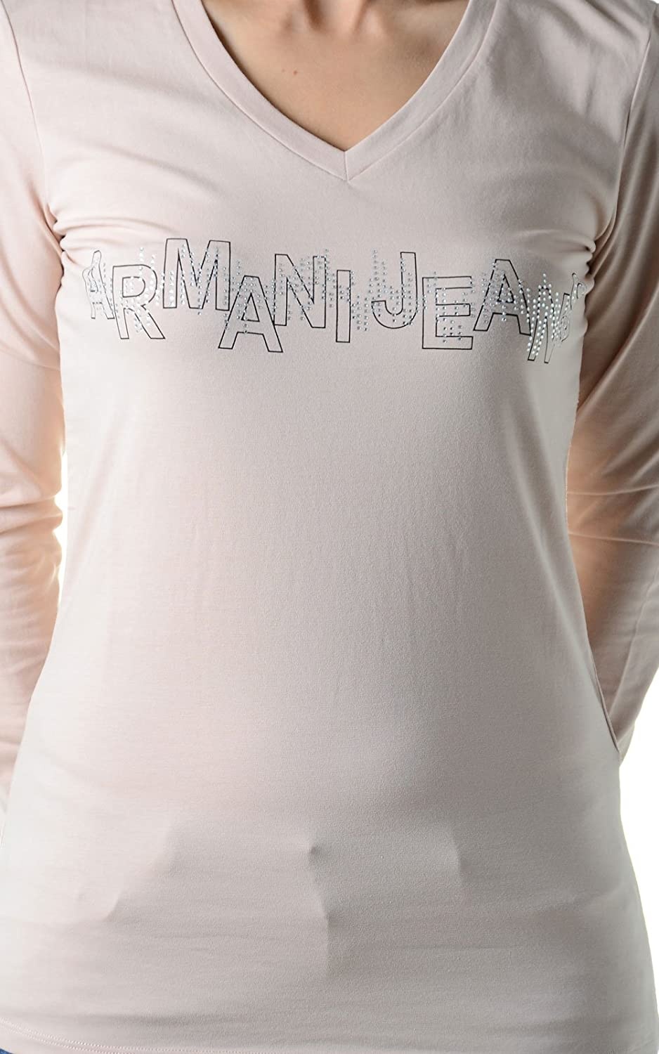 Shop Armani Jeans Logo Details T-shirt In Multicolor