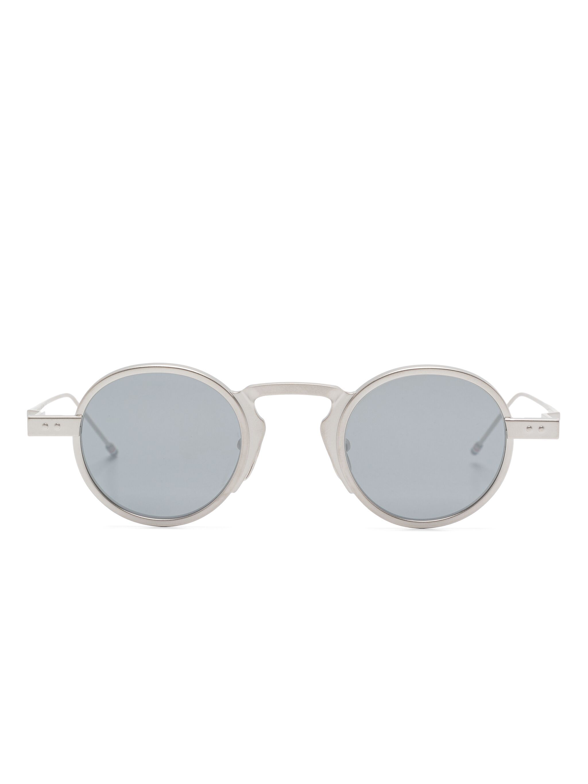 Thom Browne Round Sunglasses In Gray