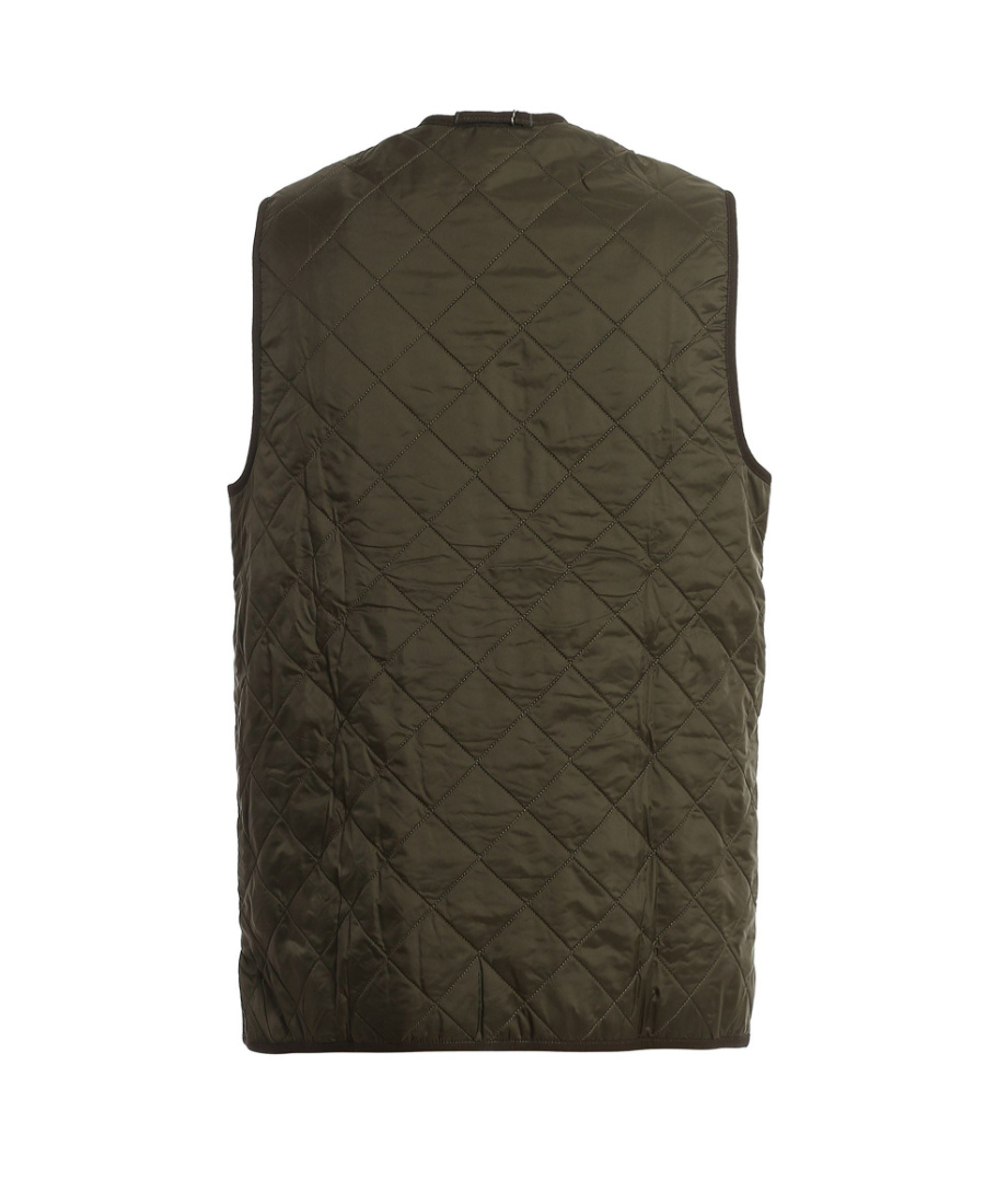 Barbour Polarquilt Zip-liner Vest In Green