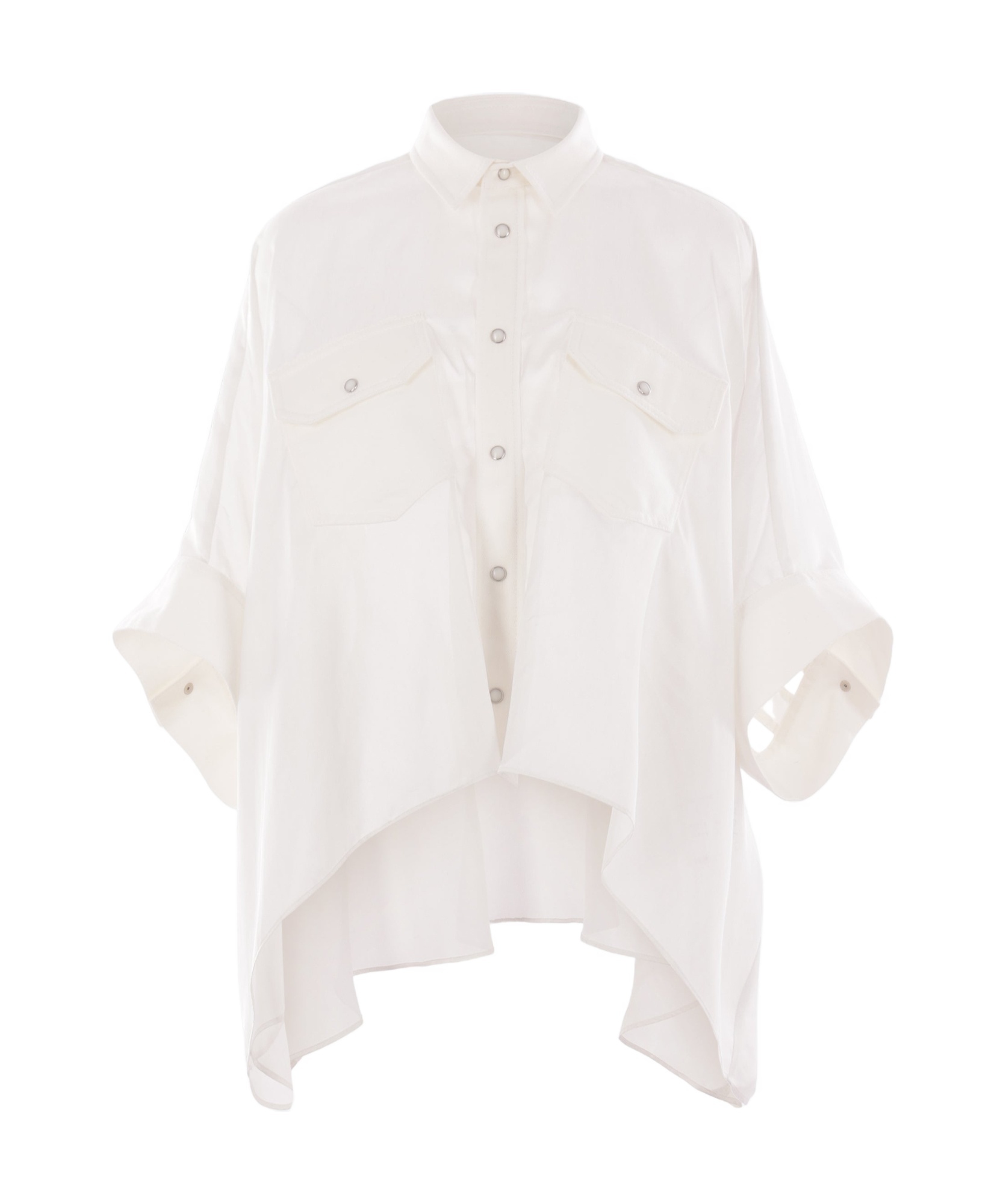 Sacai Long Sleeved Shirt In White