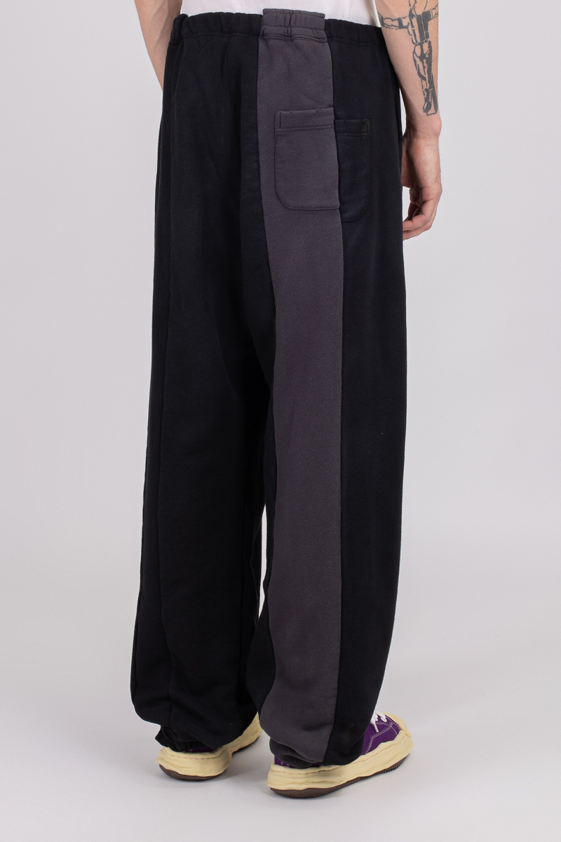 Miharayasuhiro Vertical Switching Mid-rise Track Trousers In Black