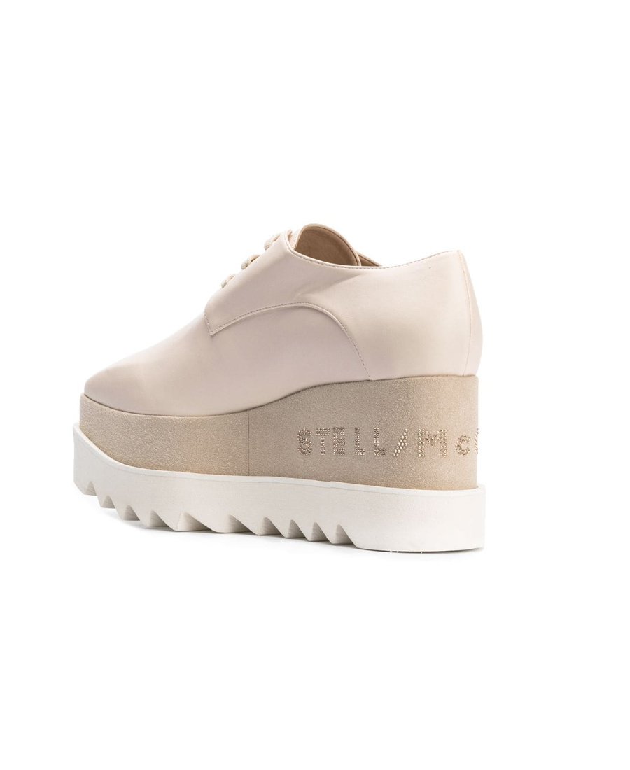 Shop Stella Mccartney Elyse Platform Shoes In White