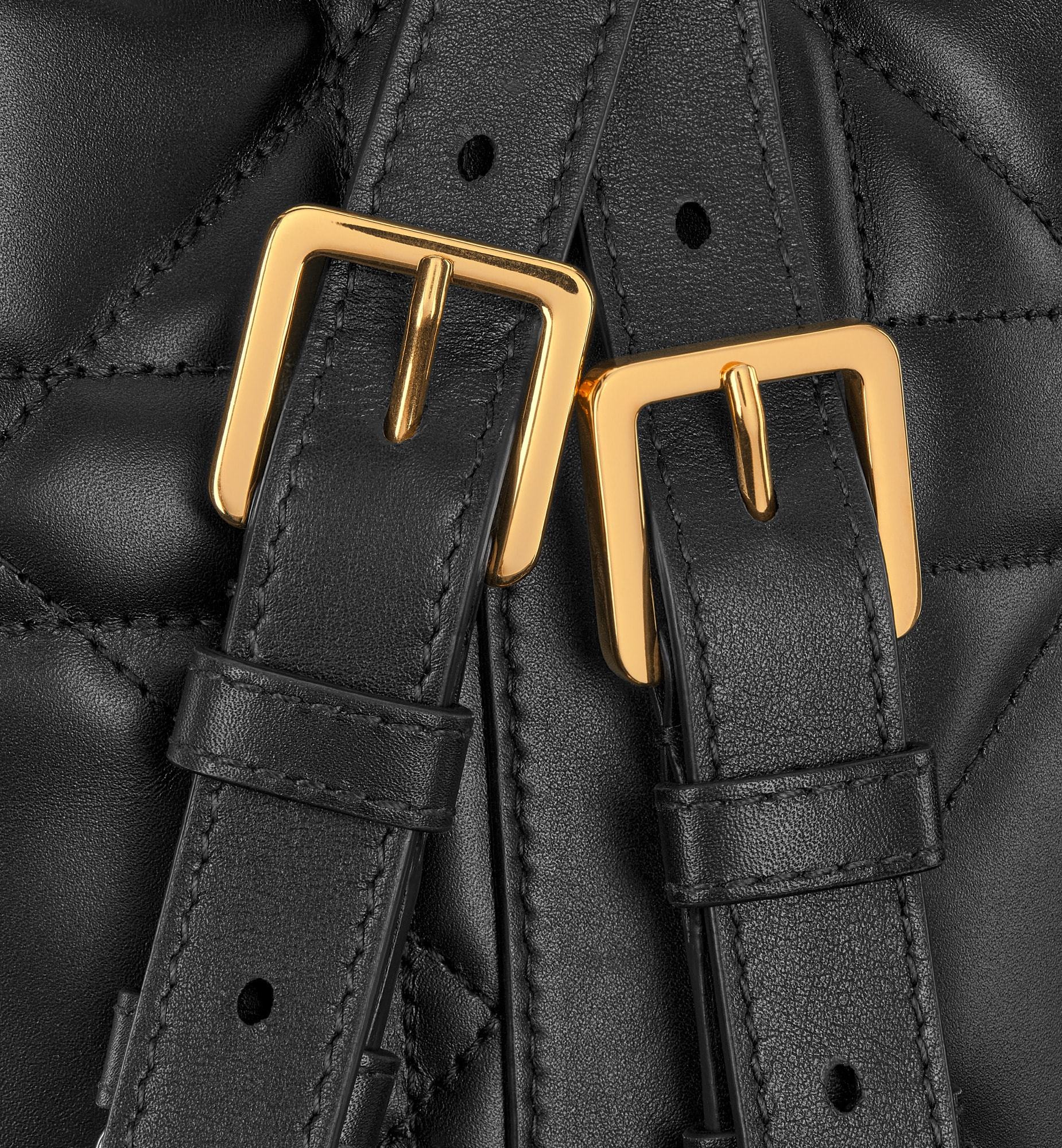 Dior Leather Backpack In Black