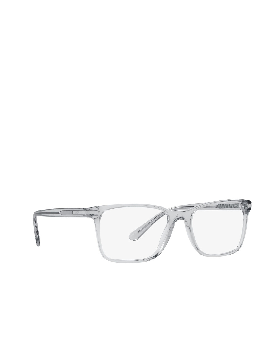 Prada 56mm Rectangular Optical Glasses In White