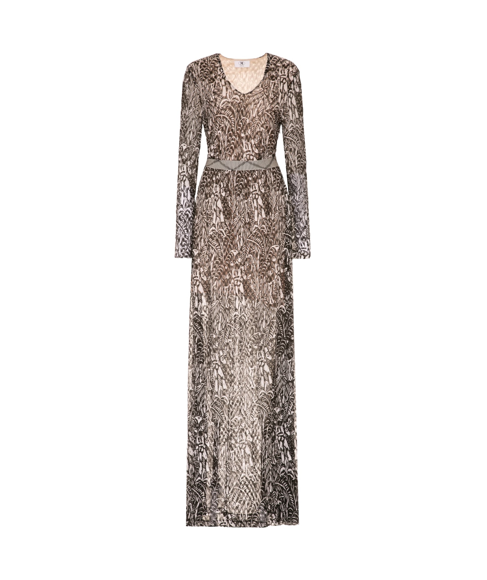 M Missoni Knit Dress In Nude