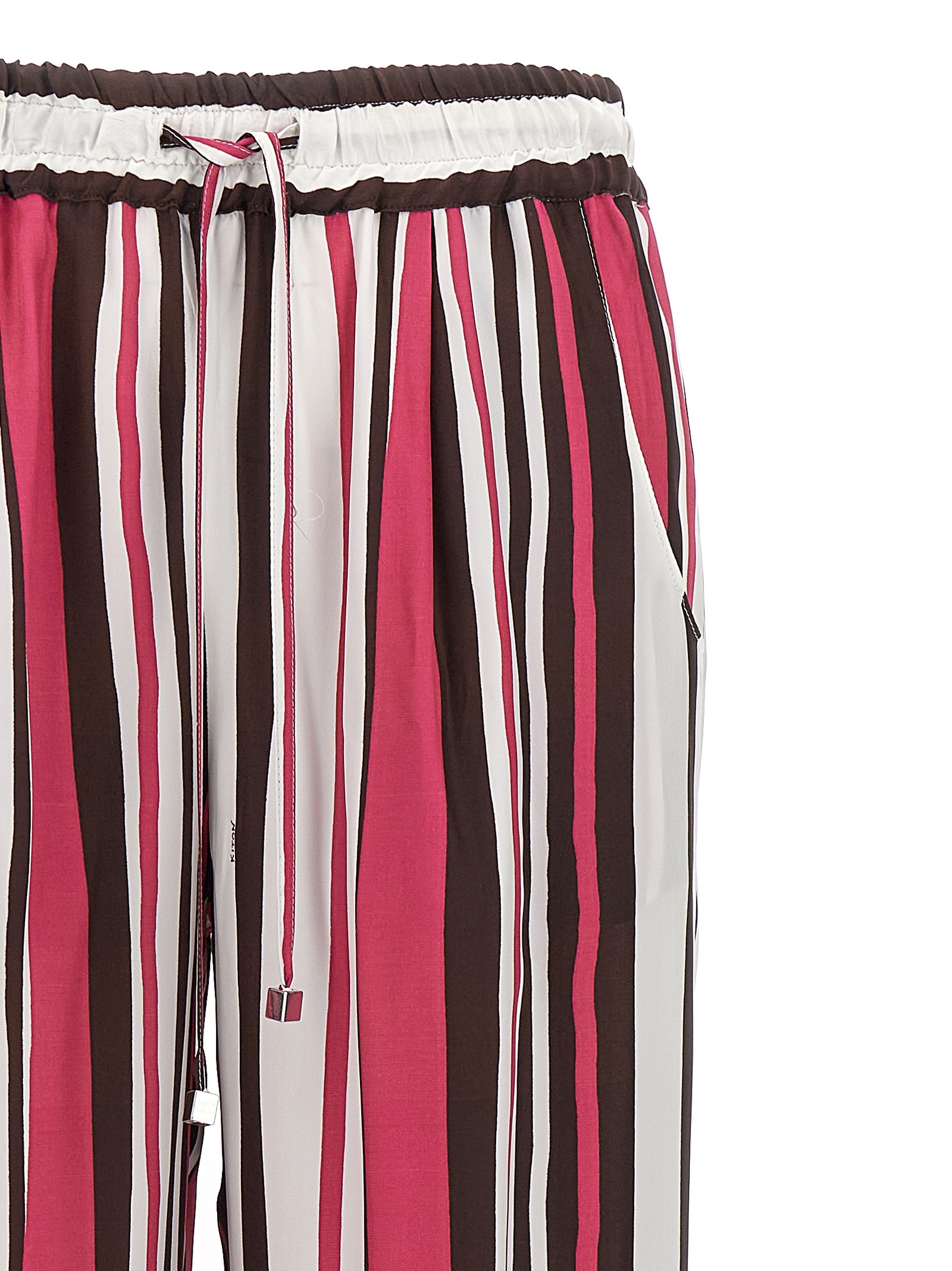 KITON KITON STRIPED DRAWSTRING PANTS 