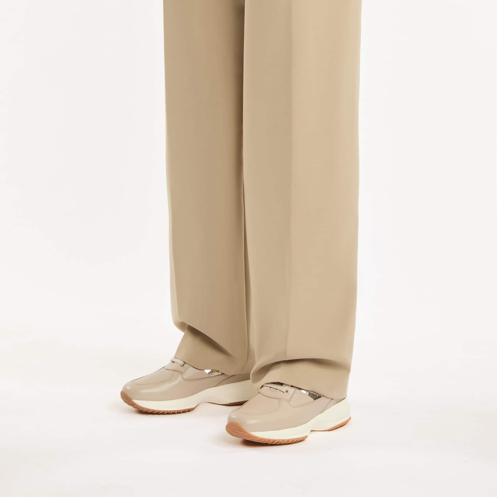 Hogan Low-top Sneakers In Nude