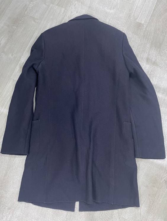 Shop Zegna Single-breasted Coat In Blue